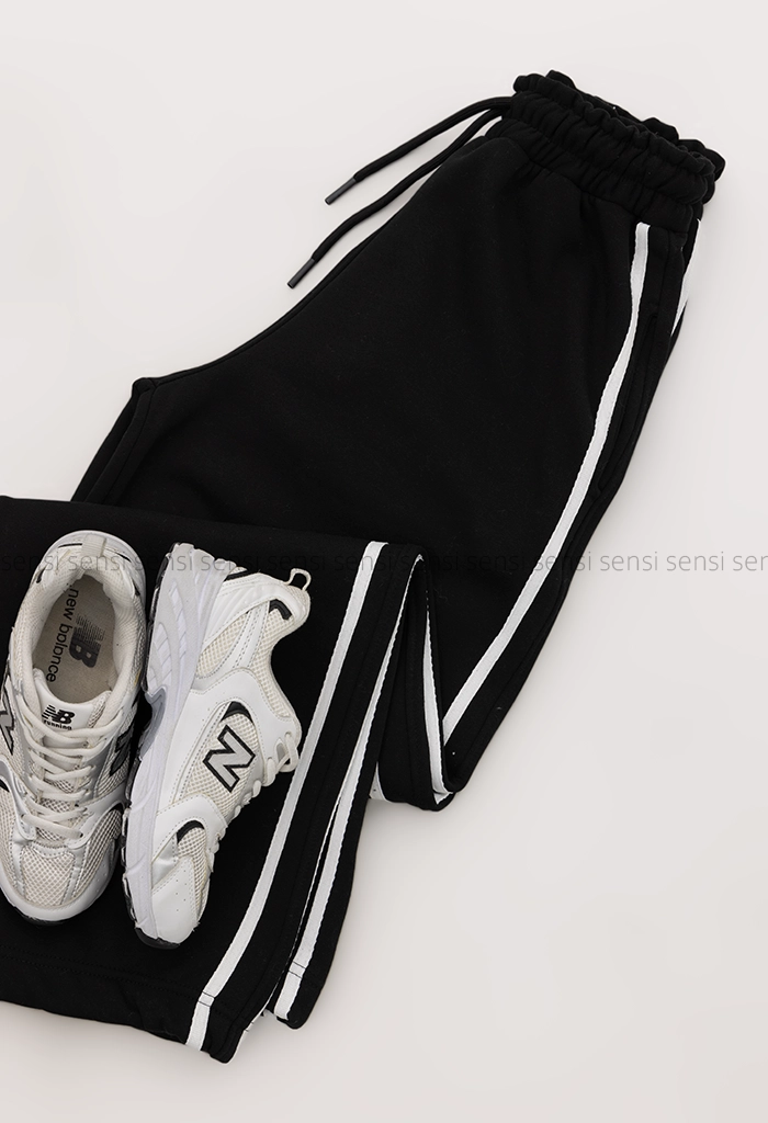 شلوار بگ بغل نواری کد1004279